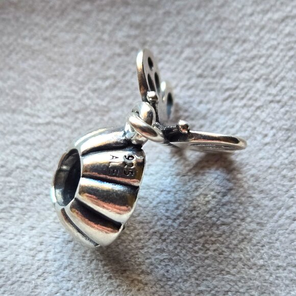 Forever Friends Butterfly Pandora Charm in Sterling Silver - Picture 4 of 5